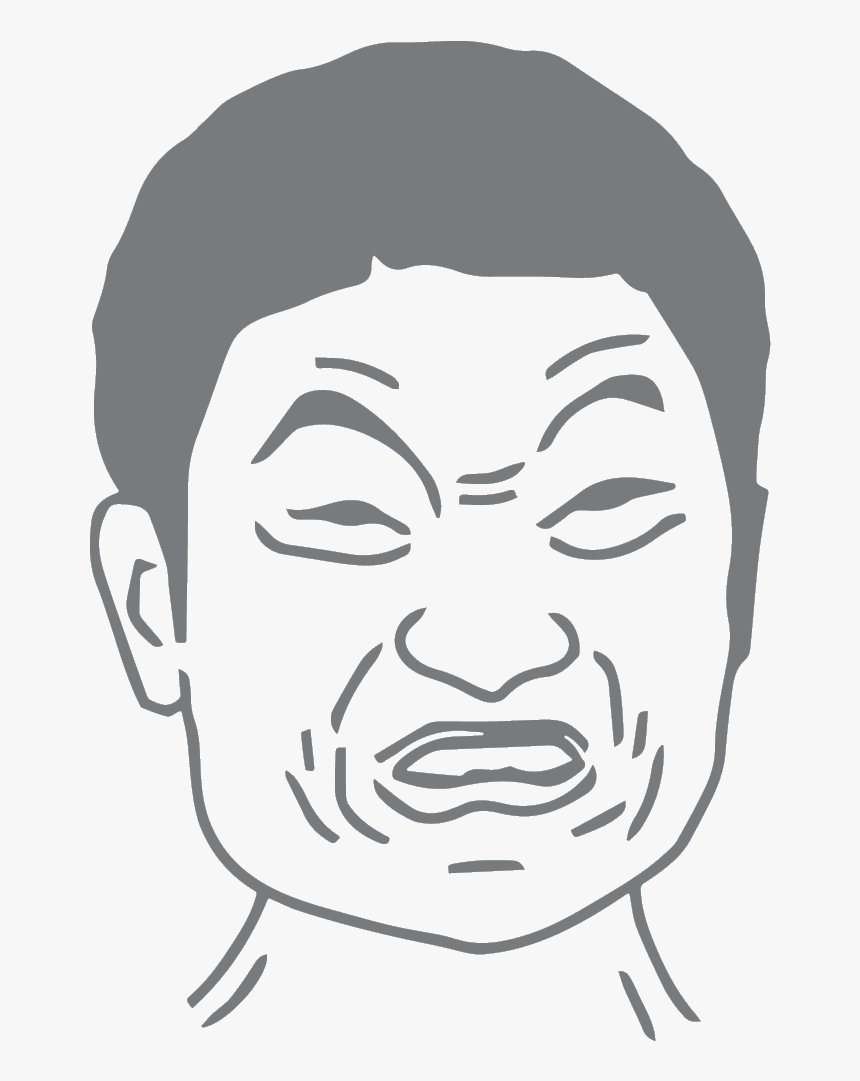 Disgusted Face Meme Drawing, HD Png Download, Free Download