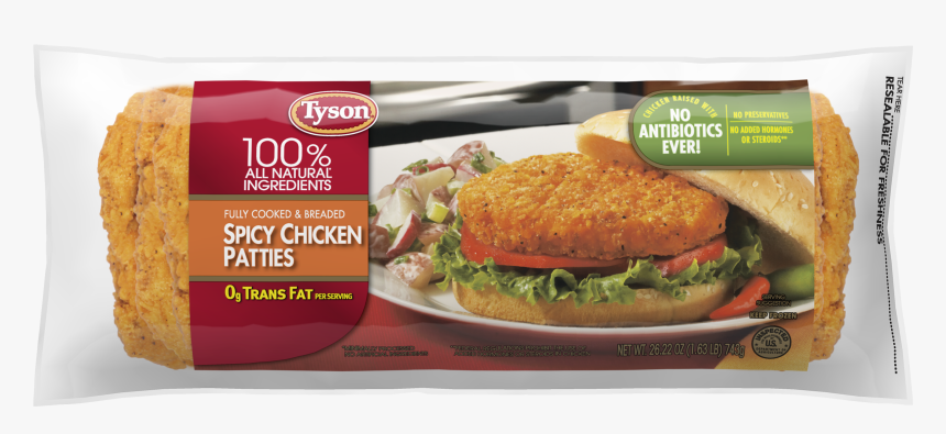 Tyson Spicy Chicken Patties, HD Png Download, Free Download