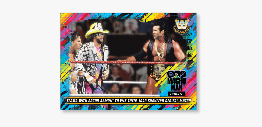 2018 Topps Wwe Heritage Teams With Razor Ramon To Win - Wwe, HD Png Download, Free Download