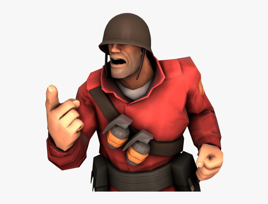 Tf2 Soldier Finger, HD Png Download, Free Download