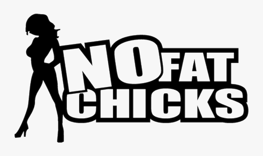 Sticker Jdm No Fat Chicks - Car Rude Decals Uk, HD Png Download, Free Download