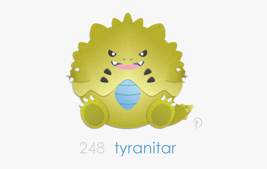 Tyranitar 
or “lil’ Rawr” As I Will Be Referring To - Illustration, HD Png Download, Free Download