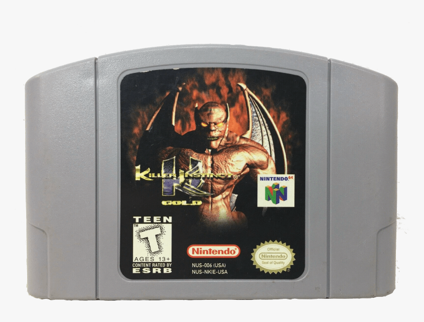 Killer Instinct N64 Cartridge, HD Png Download, Free Download