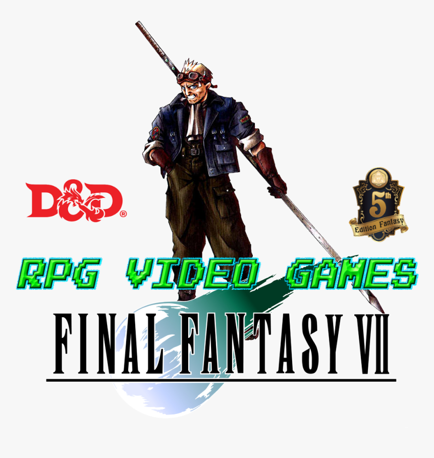 Final Fantasy 7 Cid Highwind Dnd 5e - Final Fantasy 7 Tabletop Rpg, HD Png Download, Free Download