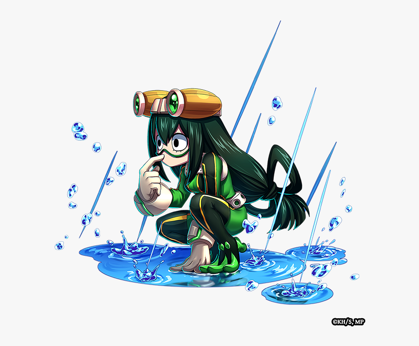 Tsuyu Asui Brave Frontier , Png Download - My Hero Academia Brave Frontier, Transparent Png, Free Download