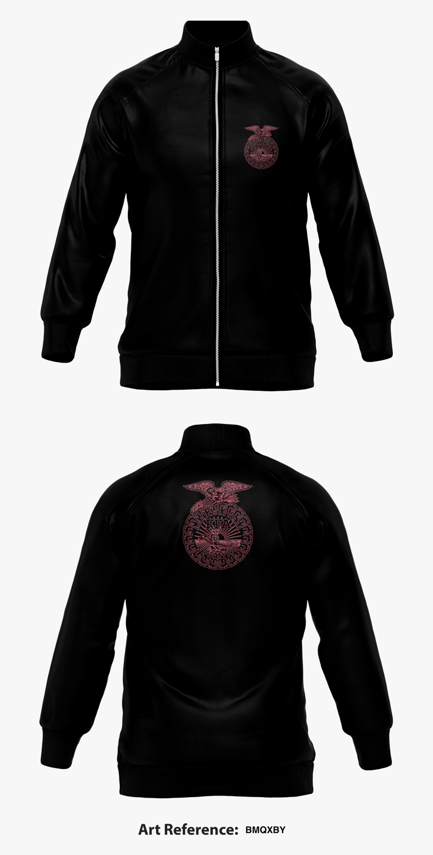 El Dorado Springs Ffa Meats Team Track Jacket - Plain Black Track Jacket, HD Png Download, Free Download