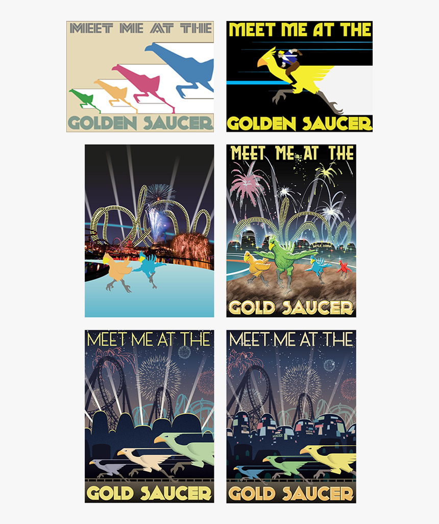 Gold Saucer Travel Poster, HD Png Download, Free Download