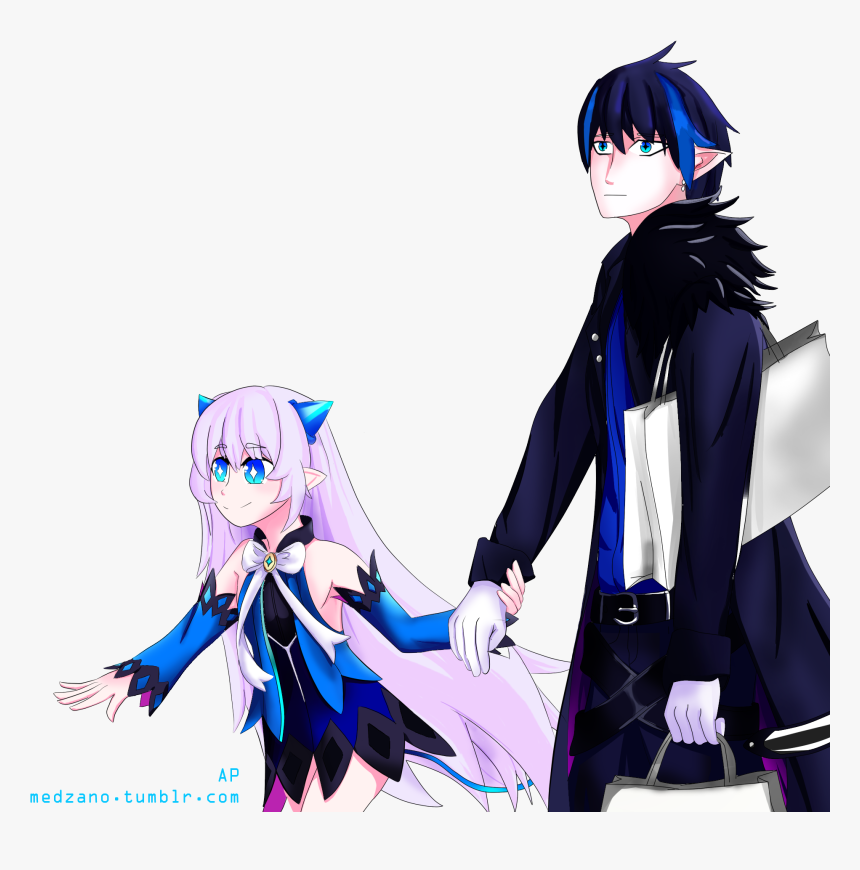 Lu & Ciel Fanart, HD Png Download, Free Download