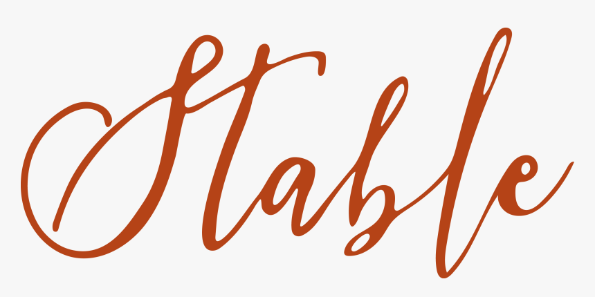 New Stable Logo Png - Calligraphy, Transparent Png, Free Download