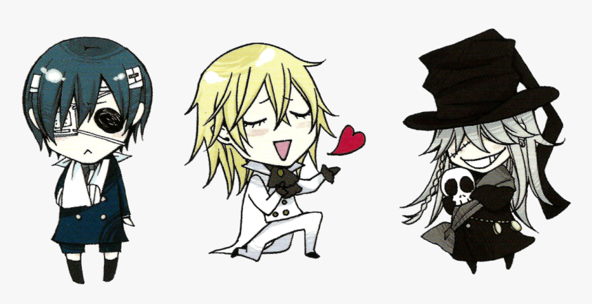 Black Butler Sebastian Chibi, HD Png Download, Free Download
