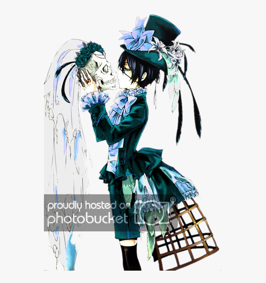 Ciel Phantomhive Skull , Png Download - Black Butler Anime Art, Transparent Png, Free Download