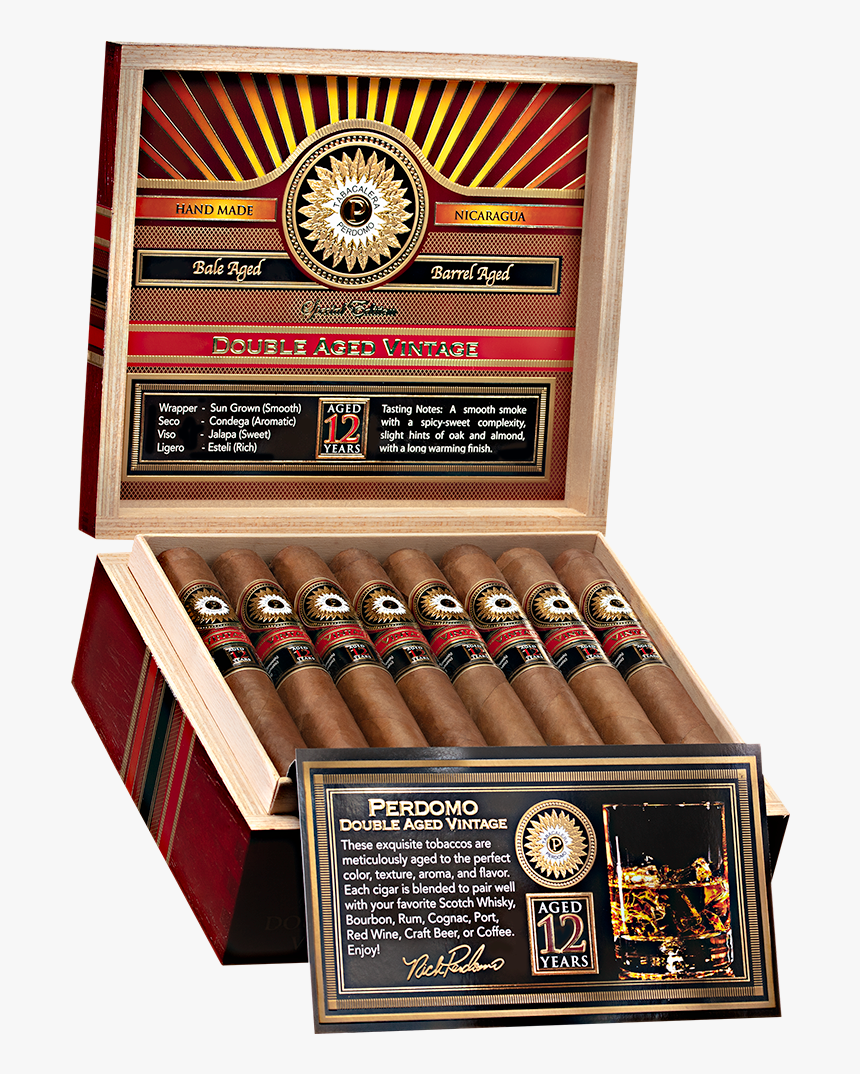 Perdomo 12 Year Double Vintage Sun Grown Gordo - Guinness, HD Png Download, Free Download