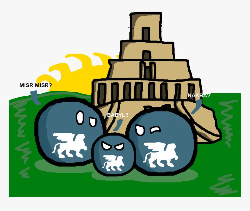 The Tower Of Babel Genesis , Png Download - Polandball Babylon, Transparent Png, Free Download