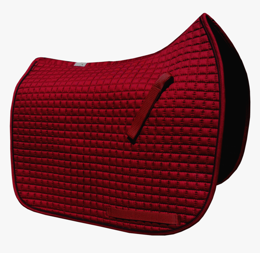 Burgundy Maroon Dressage Saddle Pad - Burgundy Saddle Pad, HD Png Download, Free Download