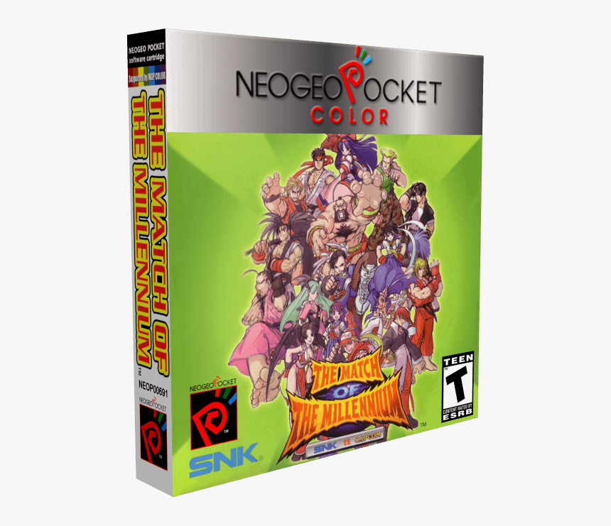Snk Vs Capcom Match Of The Millennium Neo Geo Pocket, HD Png Download, Free Download