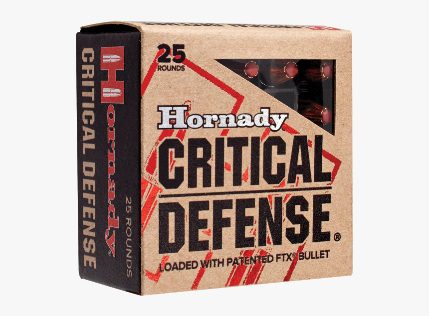 Hornady Critical Defense 9mm, HD Png Download, Free Download