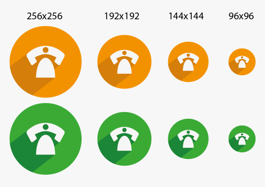 Simple Contacts Icon Size - Circle, HD Png Download, Free Download