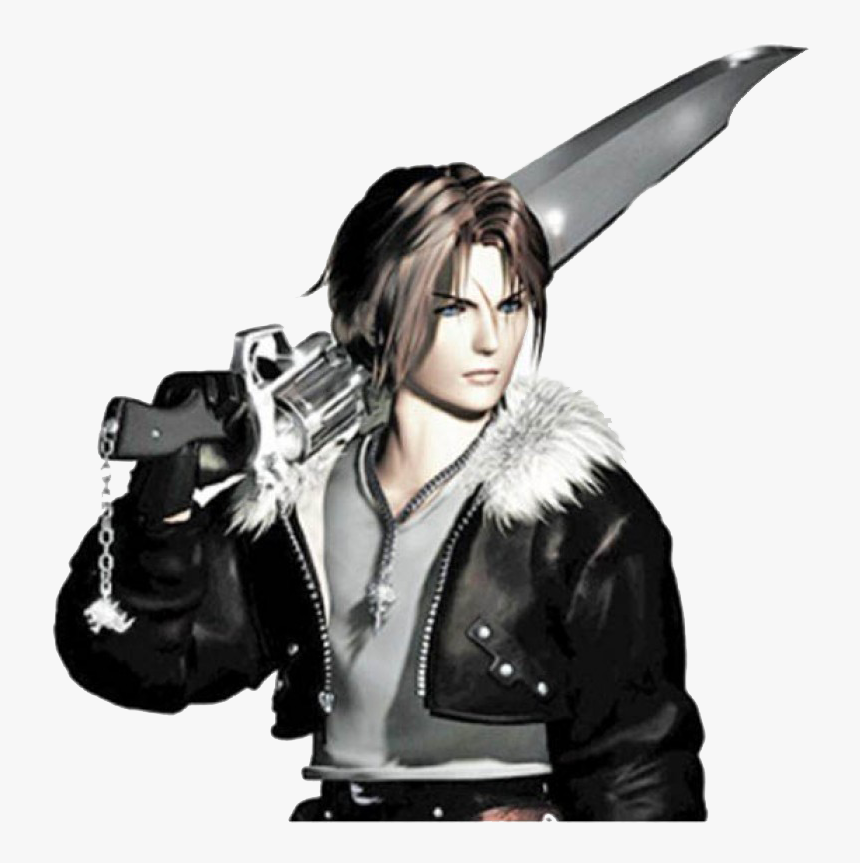 Squall Leonhart Png Transparent Background - Squall Leonhart Final Fantasy 8, Png Download, Free Download