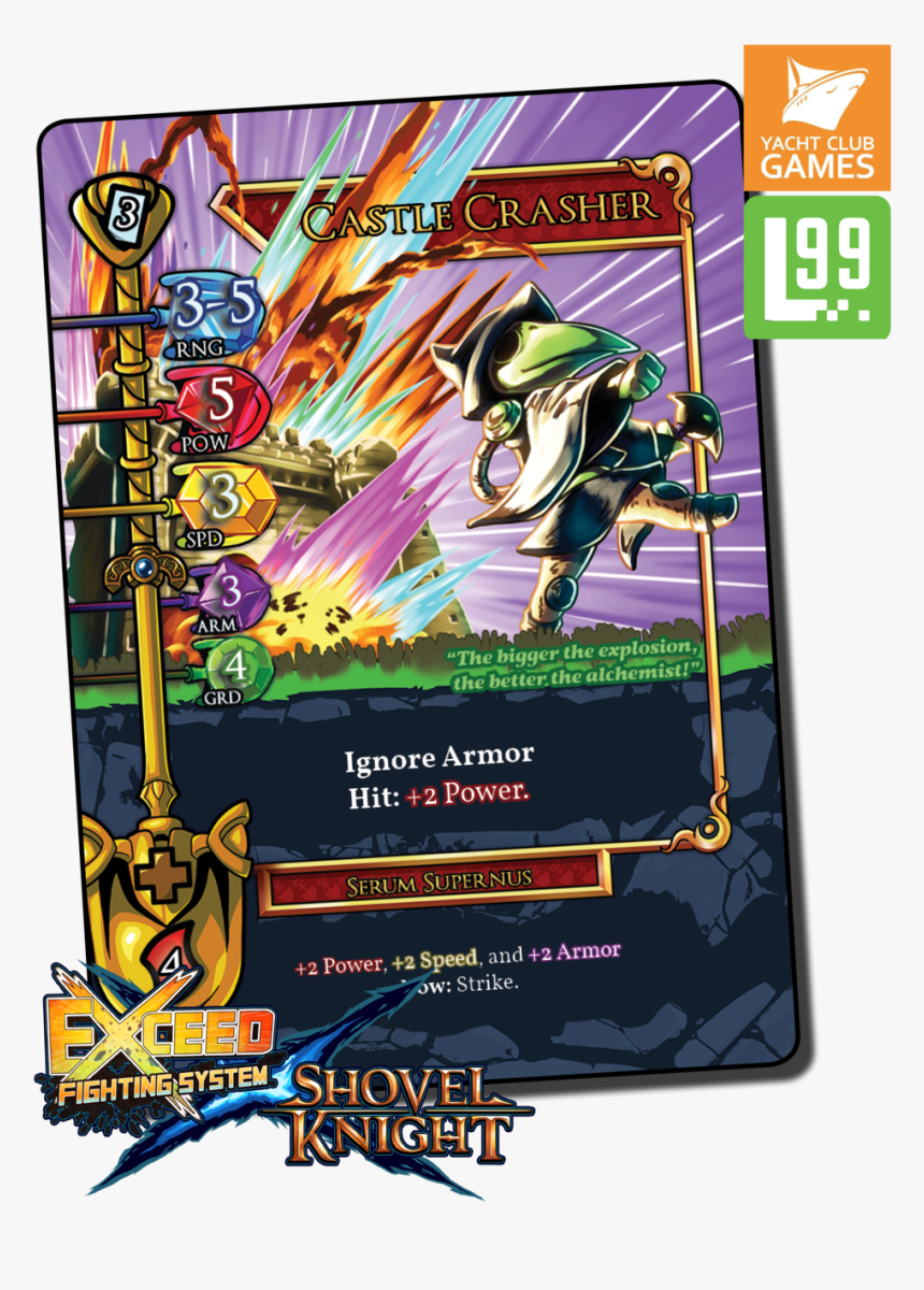 Exceed Card Previews - Exceed Fighting System Shovel Knight, HD Png Download, Free Download