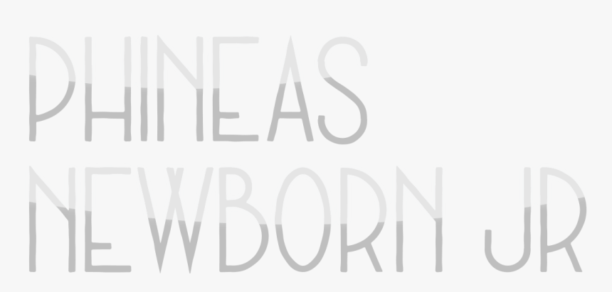 Phineas Newborn, Jr - Calligraphy, HD Png Download, Free Download