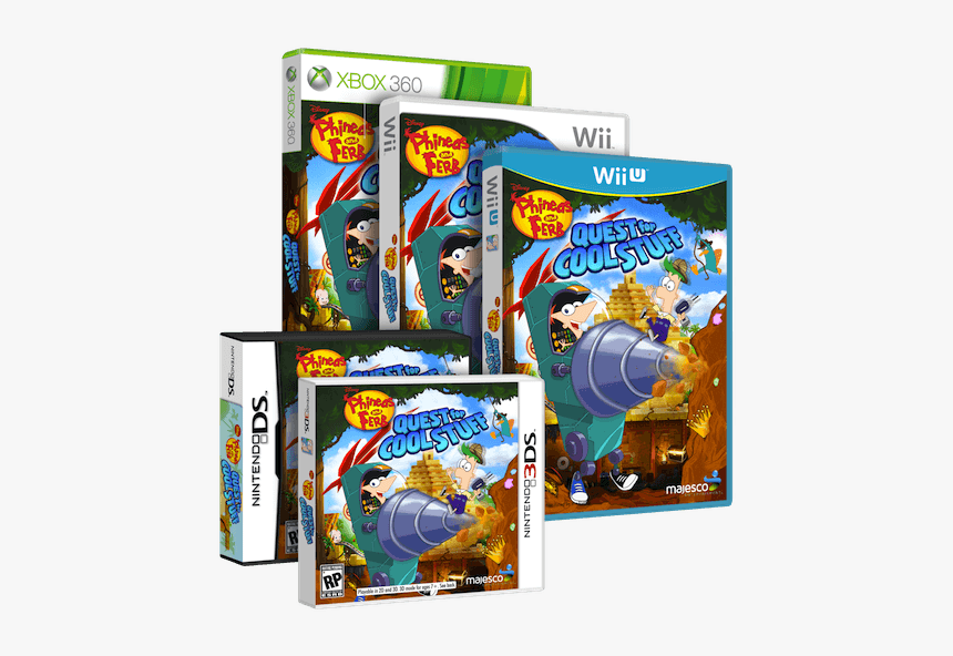 Phineas And Ferb Boxart - Phineas And Ferb Quest For Cool Stuff Ps3, HD Png Download, Free Download