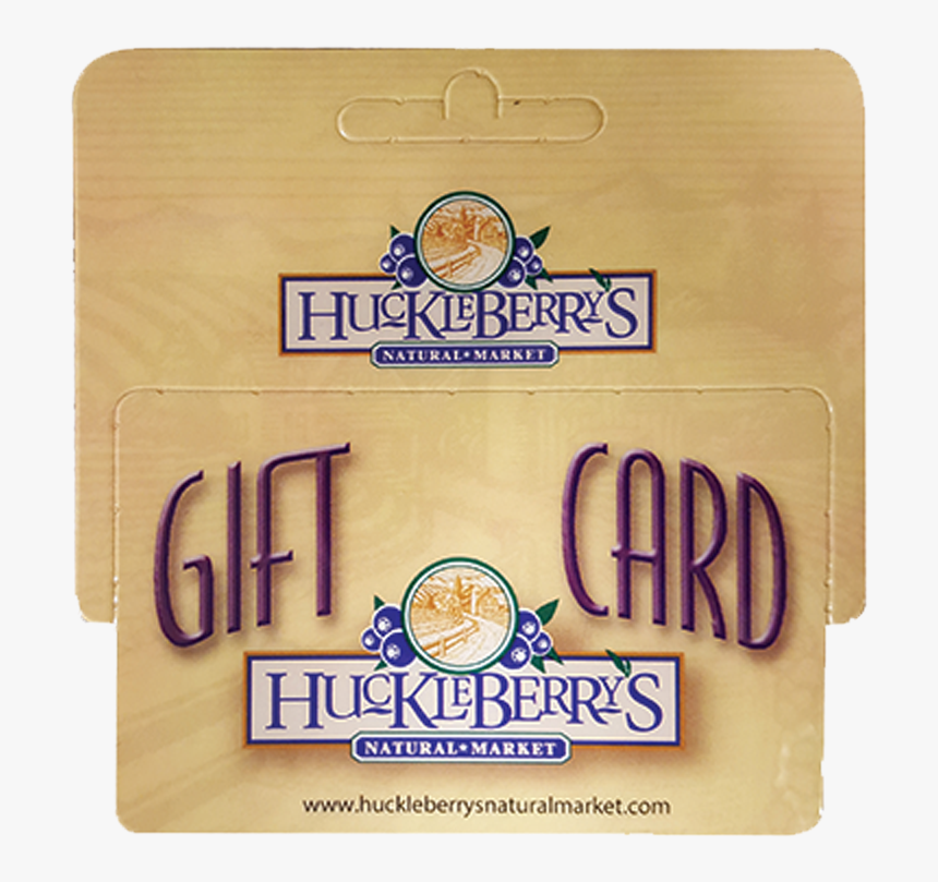 Hucks Giftcard - Huckleberry's, HD Png Download, Free Download