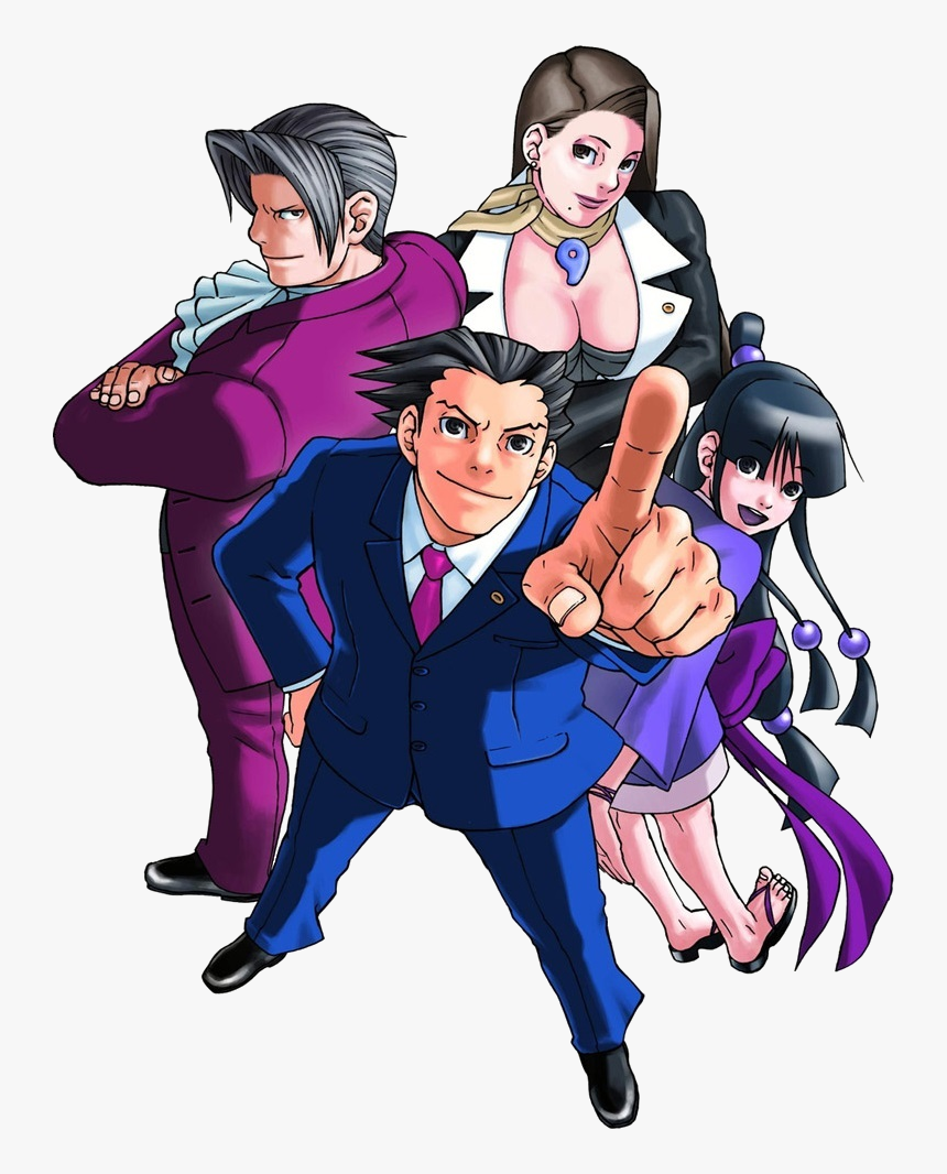 Ace Attorney Wiki - Phoenix Wright Ace Attorney Art, HD Png Download -  kindpng