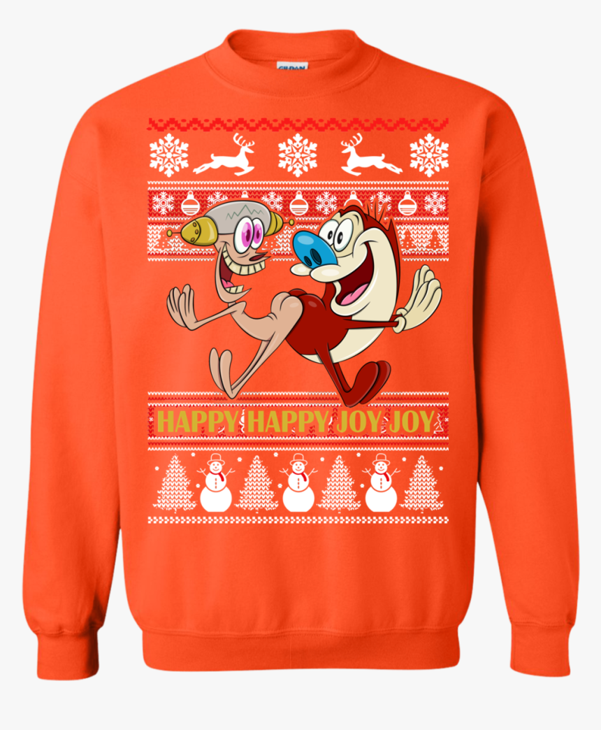 Ren & Stimpy - Ren And Stimpy Christmas Sweater, HD Png Download, Free Download