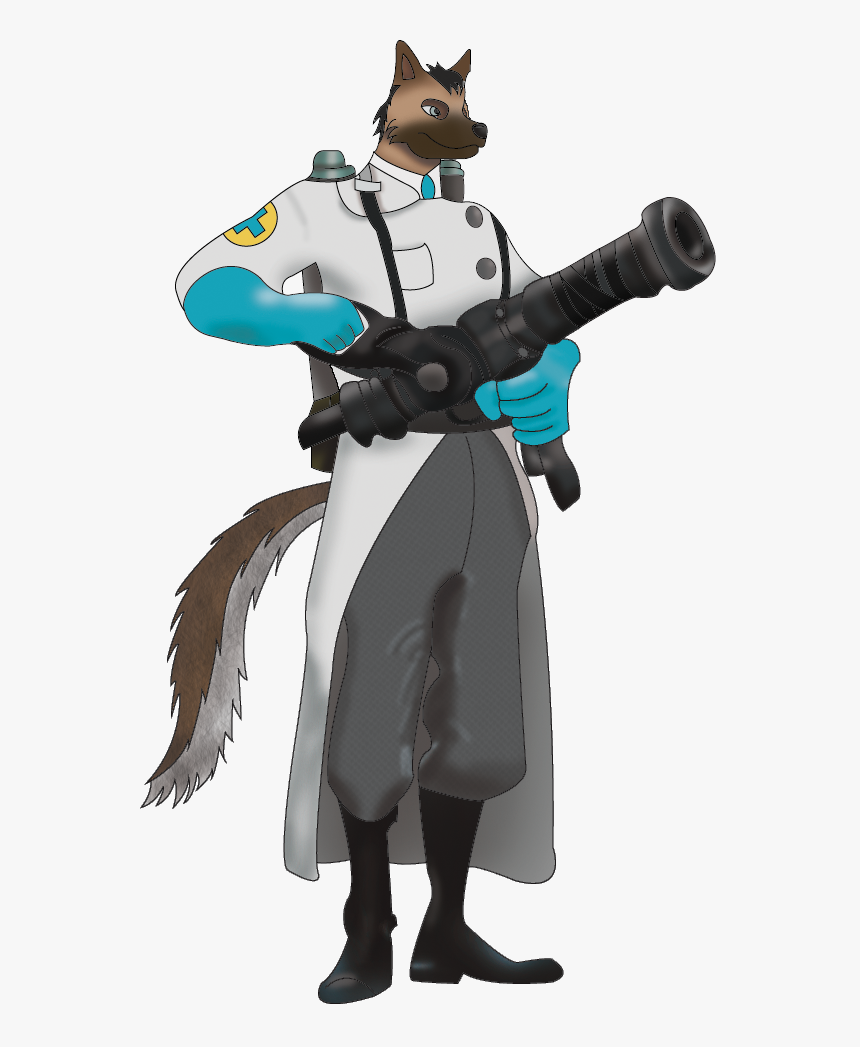 Team Furtress - Blu Medic - Team Fortress 2 Furry, HD Png Download, Free Download