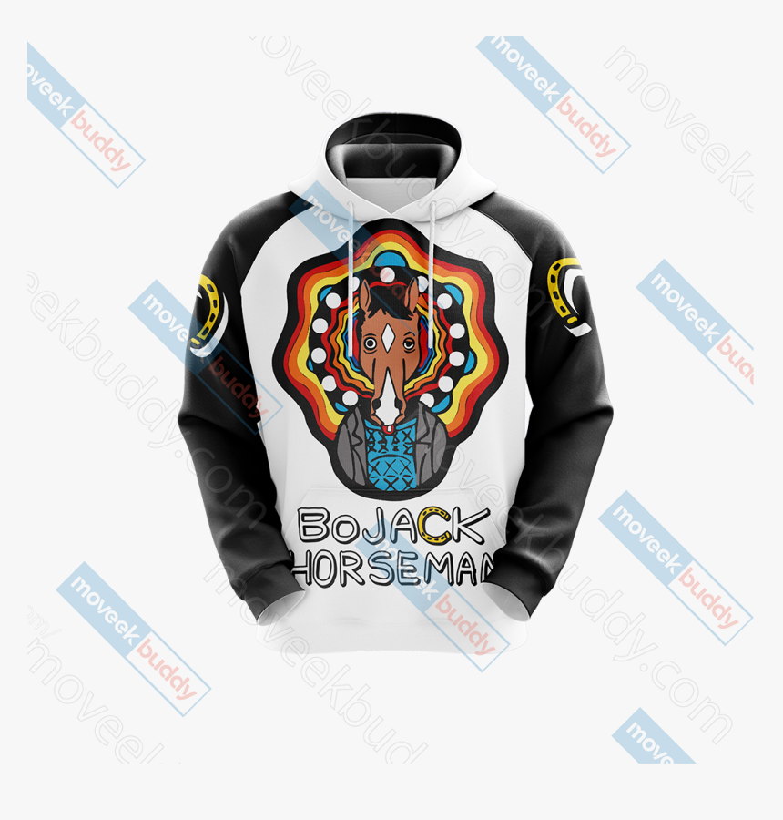 Bojack Horseman New Unisex 3d Hoodie - Hoodie, HD Png Download, Free Download