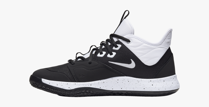 Nike Pg 3 Black/white Oreo Paul George Mens Basketball - Pg 3 Basketball Shoes, HD Png Download, Free Download