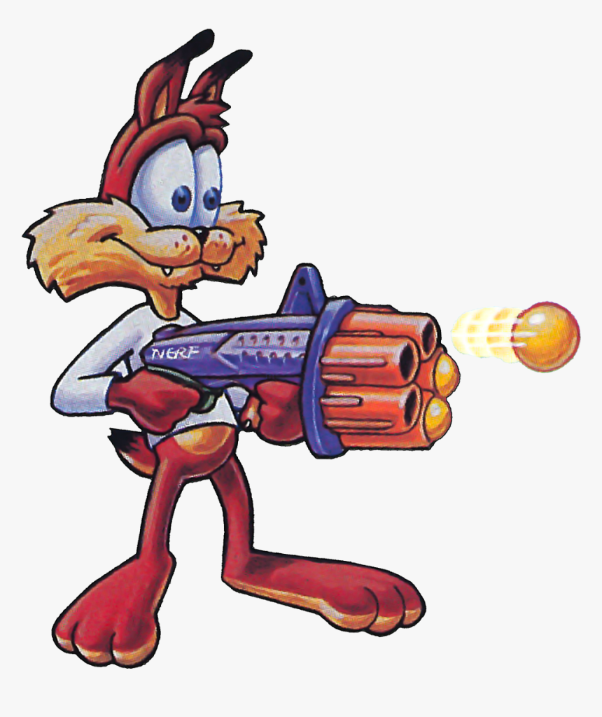 Bubsy With Gun, HD Png Download, Free Download