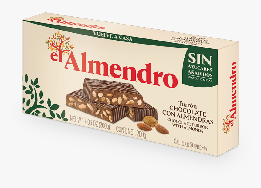 Turrón De Chocolate Sin Azúcar - Chocolate, HD Png Download, Free Download