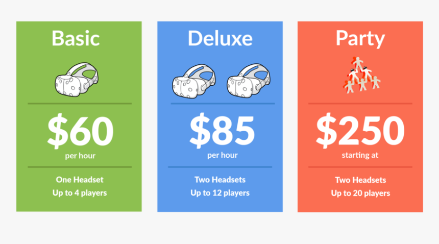 Vr Pricing Updated March2019-01 - Graphic Design, HD Png Download, Free Download