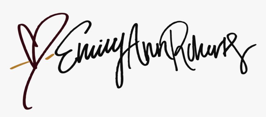 Emily Ann Signature - Calligraphy, HD Png Download, Free Download