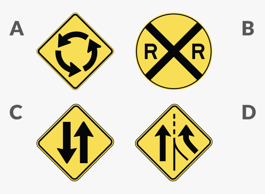 Following Signs Represents Two Way Traffic, HD Png Download, Free Download