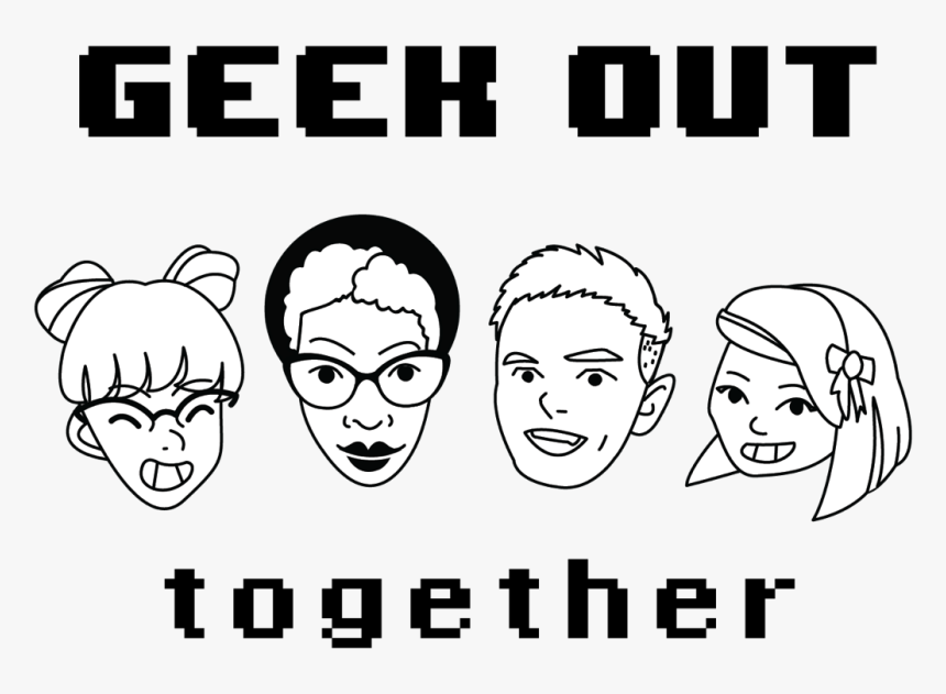 Geekouttogetherlogo - Png - Line Art, Transparent Png, Free Download