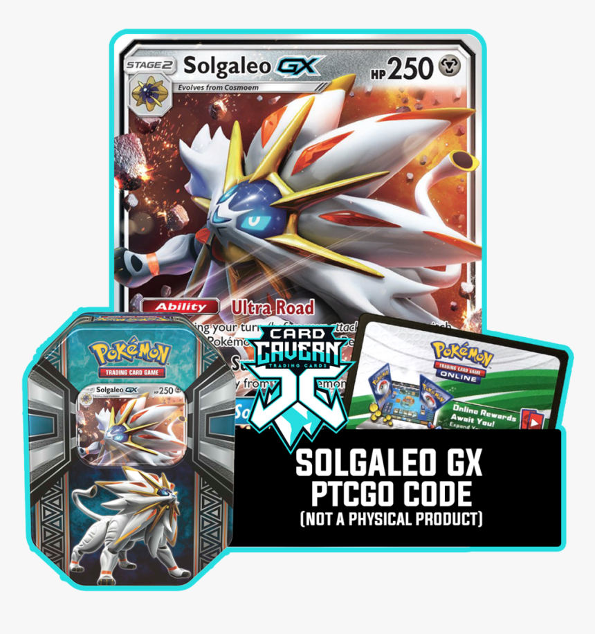 Pokemon Kaart Solgaleo Gx, HD Png Download, Free Download