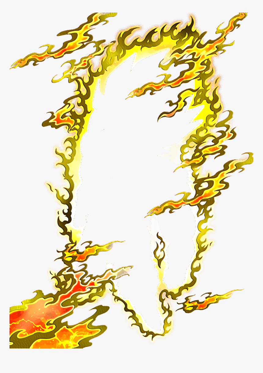 Super Saiyan Effects Png - Dokkan Battle Card Effect, Transparent Png, Free Download