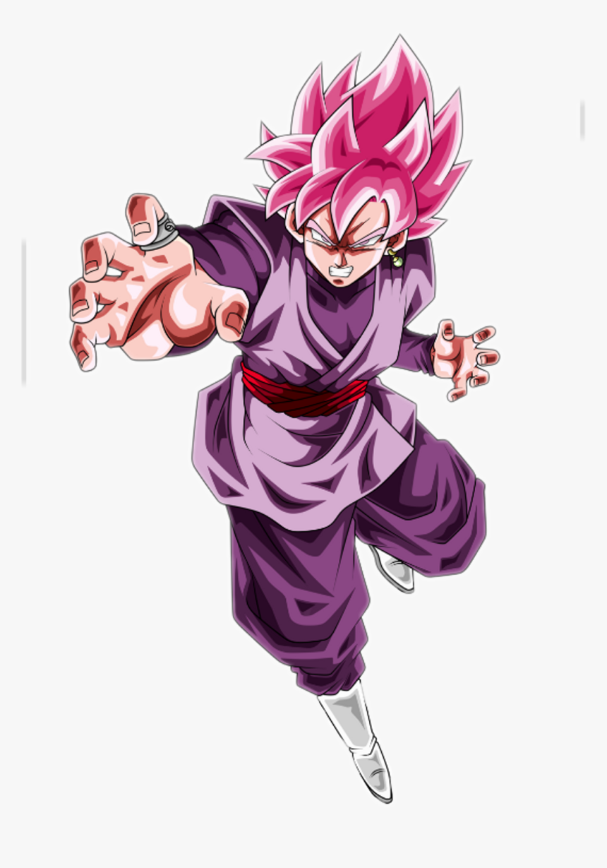 Dragon Ball Dokkan Battle Goku Black , Png Download - Dbs Black Goku Ssj Rose, Transparent Png, Free Download