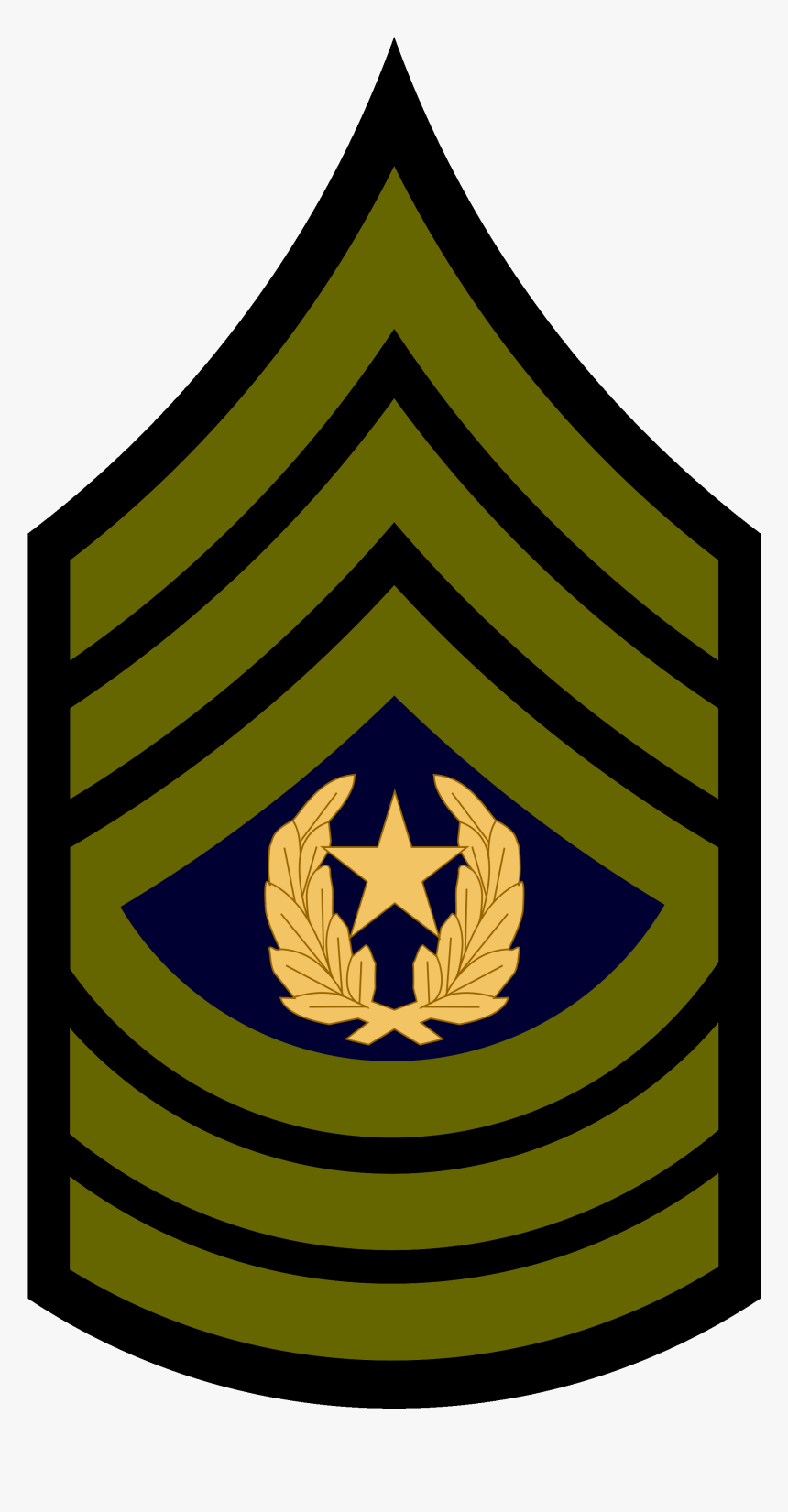 Insignia Sergeant Major, HD Png Download, Free Download