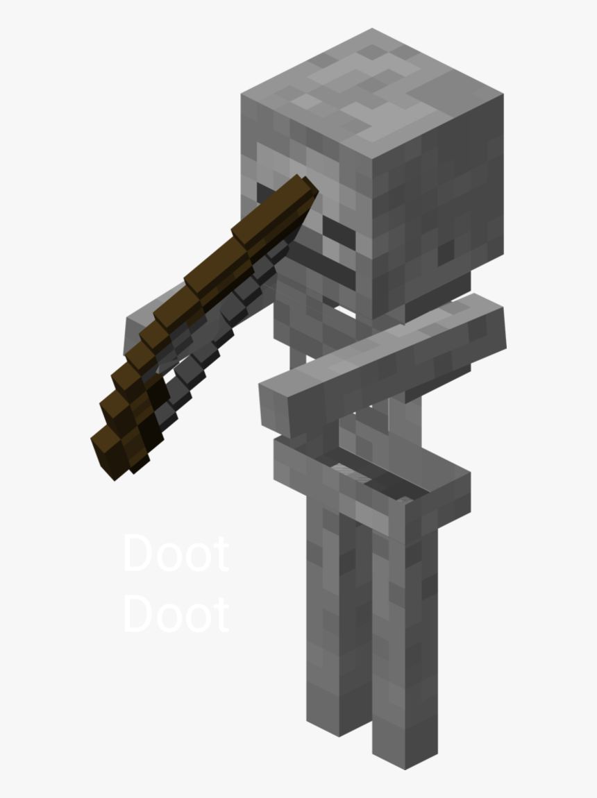 Minecraft Skeleton, HD Png Download, Free Download