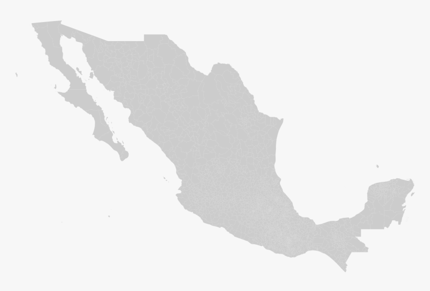 Municipalities Of Mexico - Vector Mapa De Mexico Png, Transparent Png, Free Download