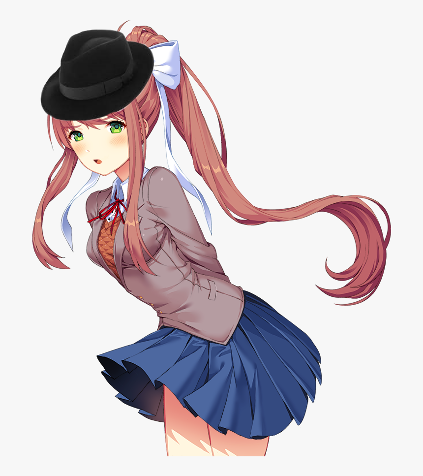 Transparent Monika Doki Doki, HD Png Download is free transparent png image...