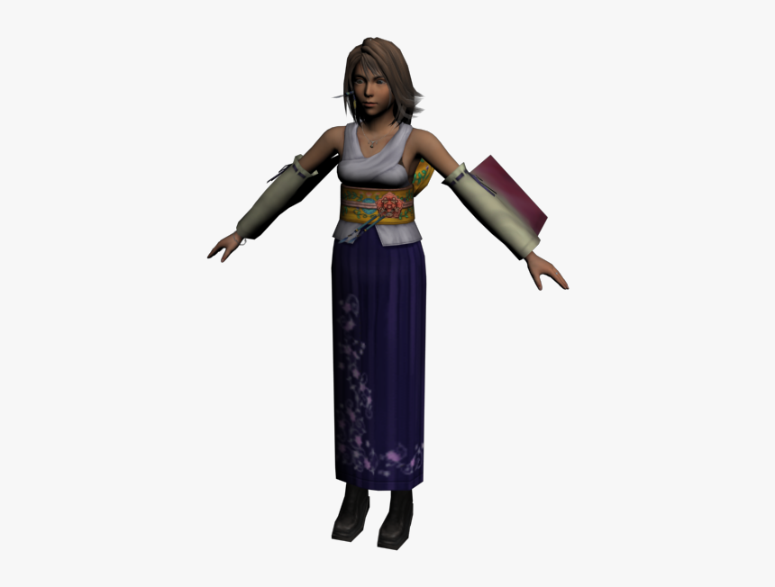 Download Zip Archive - Yuna Character Model, HD Png Download, Free Download