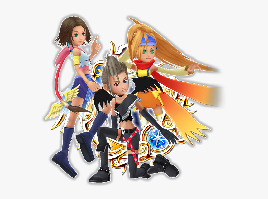 Yuna & Rikku & Paine - Yuna Kingdom Hearts, HD Png Download, Free Download