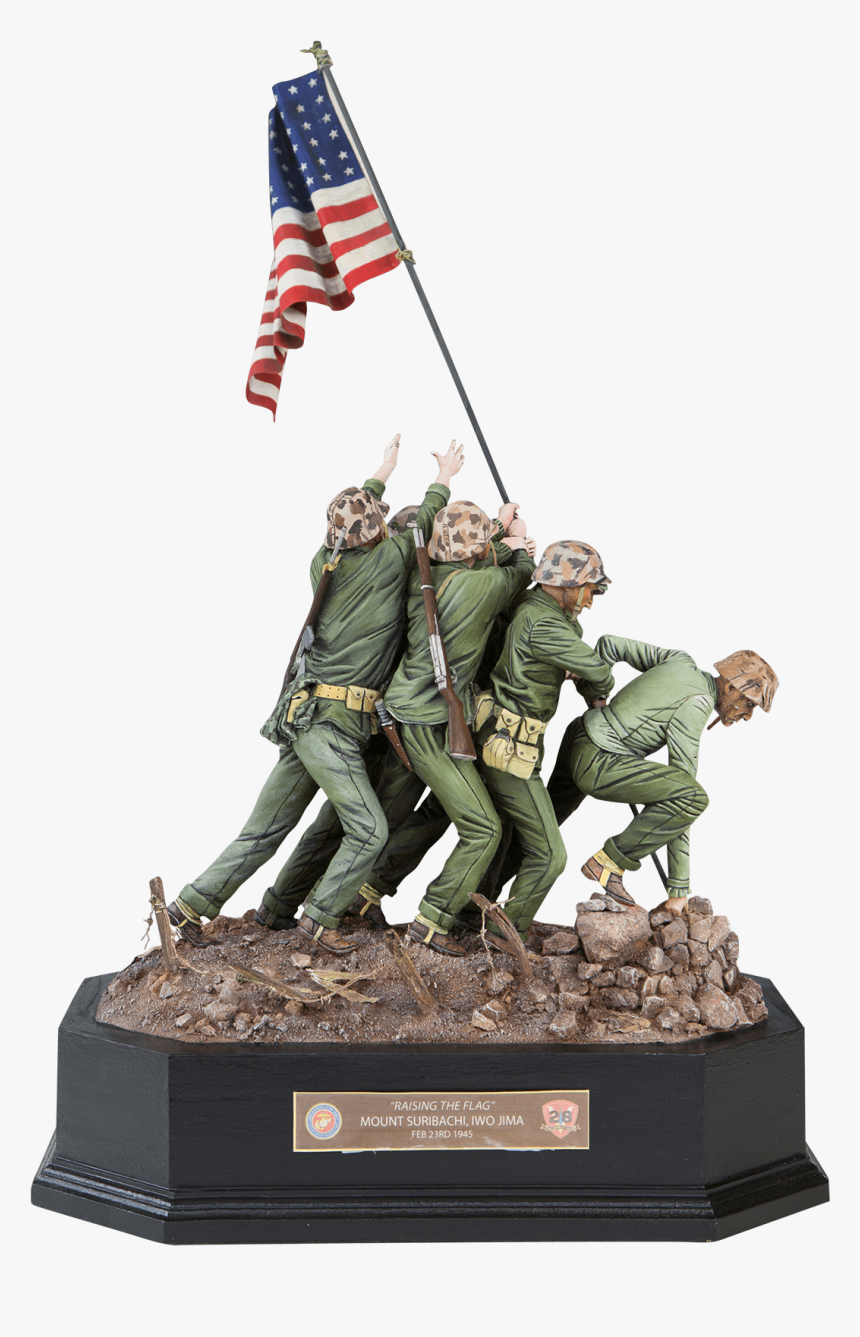 Iwo Jima Flag Raising Model, HD Png Download, Free Download