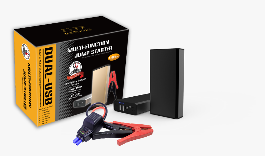 Power Bank Jump Starter , Png Download - Car Multifunction Jump Starter Png, Transparent Png, Free Download