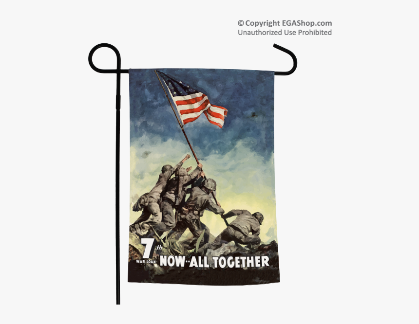 Artwork Raising The Flag On Iwo Jima, HD Png Download, Free Download