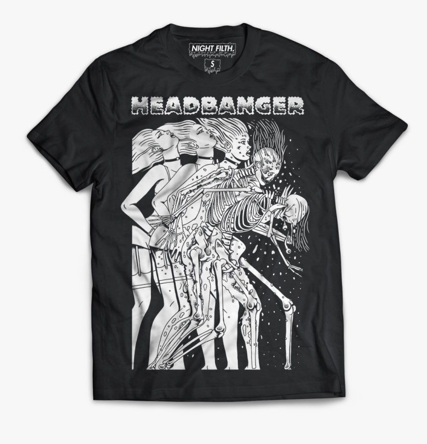 Headbanger Whiplash Tee, HD Png Download, Free Download